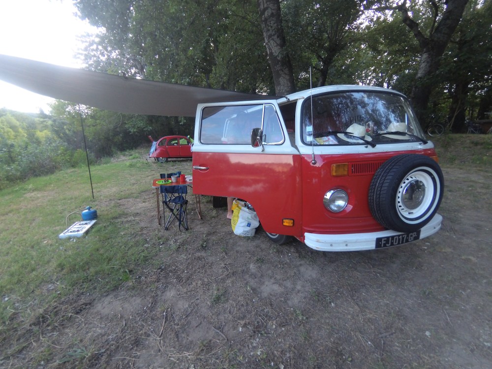 Installation au camping